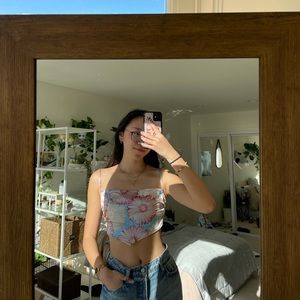 silk bandana tie top